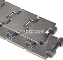Straight Conveyor Flat Top Chain CC18SA CC18SB CC18SC For Food and Glass Industry